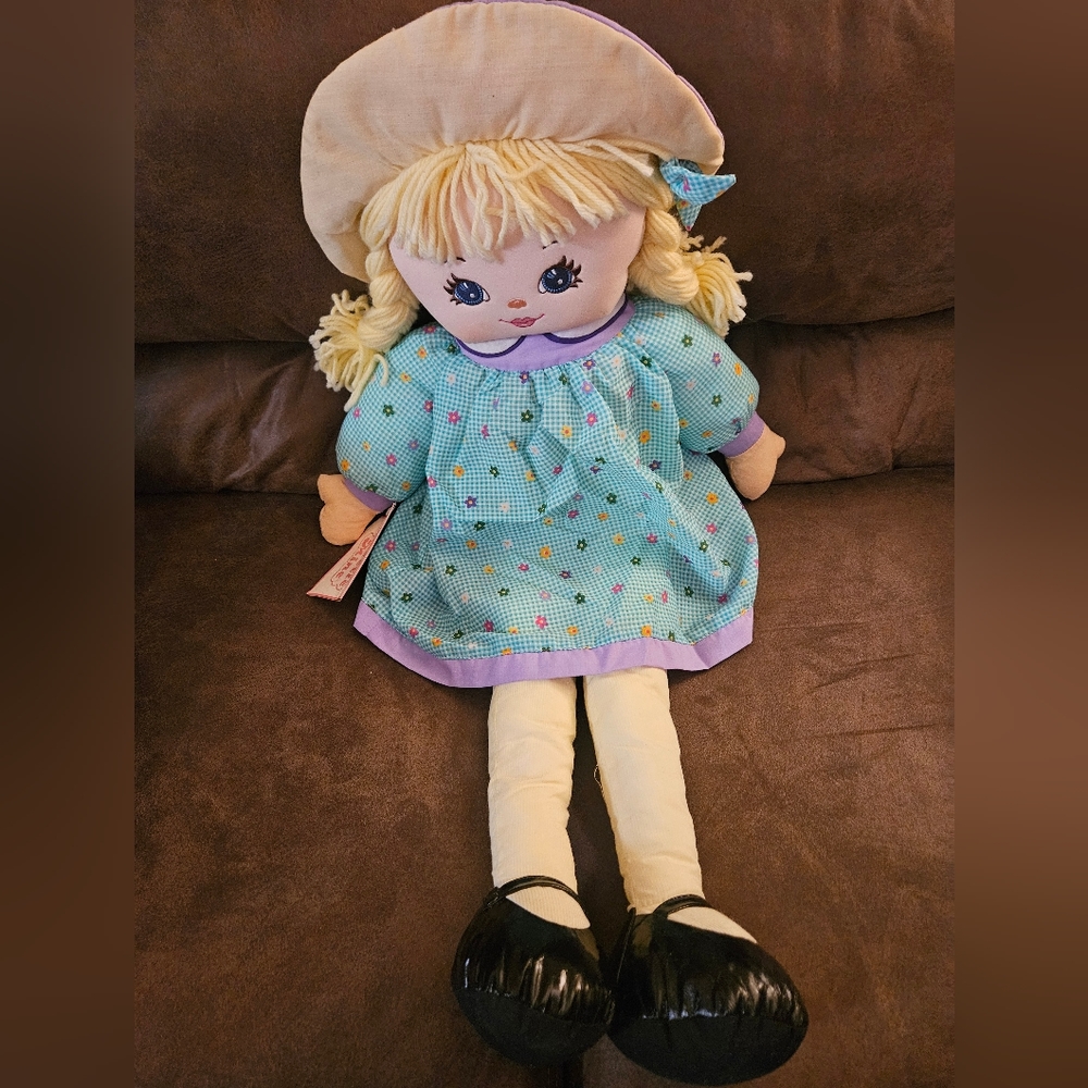 Sweetie mine 1995 vntg plush doll blonde w/ tags